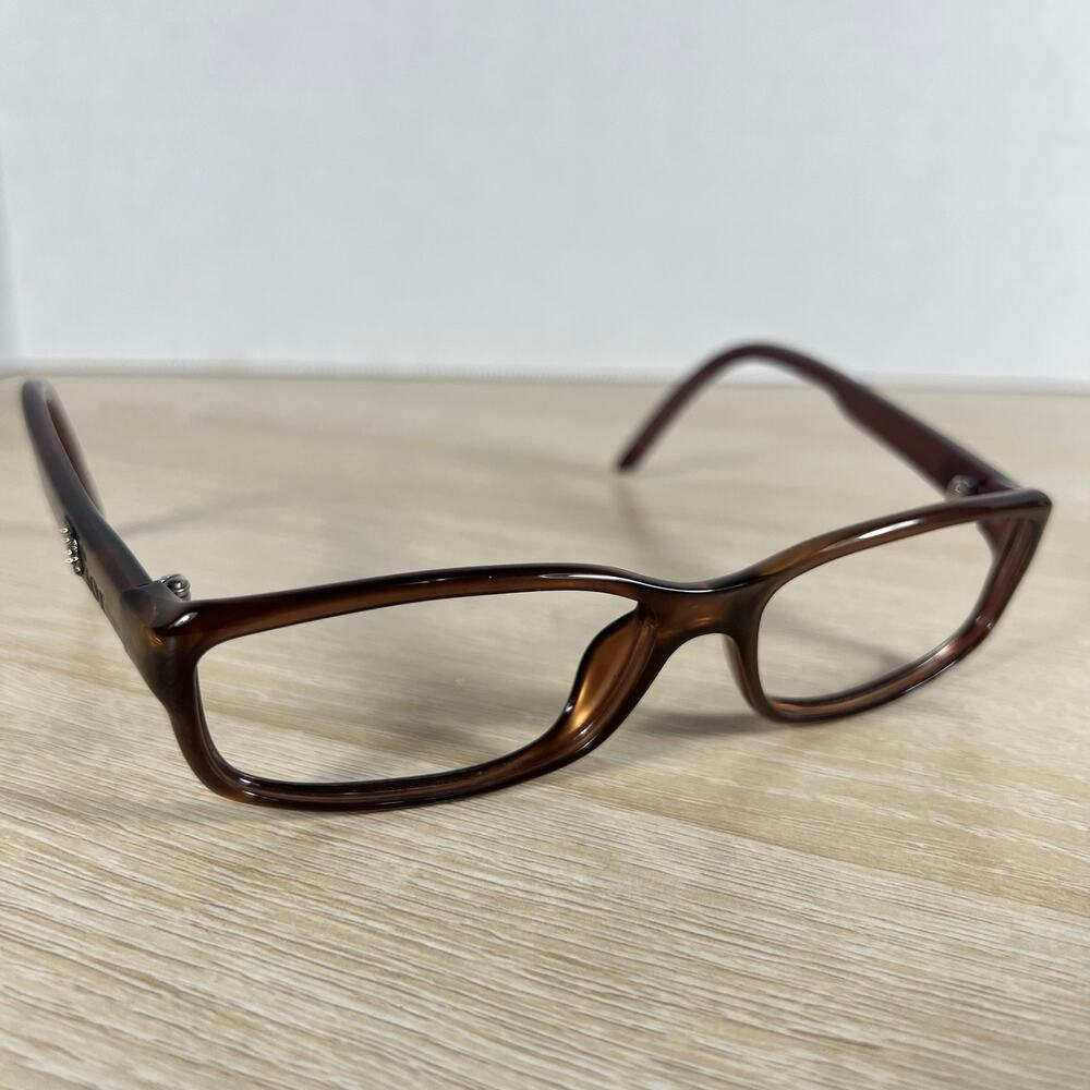 Christian Dior Diorling 4 7D7 Eyeglasses Frames Only Brown Purple 53-14-130